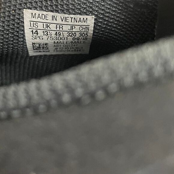 NEW Adidas Icon Bounce Baseball Molded Cleats Size 14 Men Black White - Picture 7 of 7